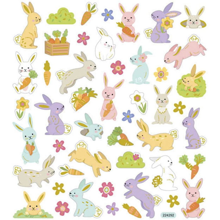 STICKER DECOR IEPURAS DE PASTE 29065 [3]