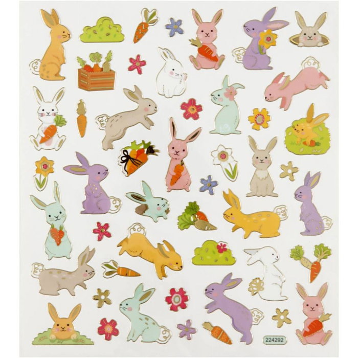 STICKER DECOR IEPURAS DE PASTE 29065 [4]