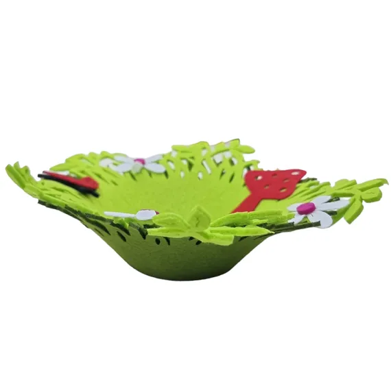 COS PASTE DIN FETRU CU DECORATIUNI 15*7*8CM [2]