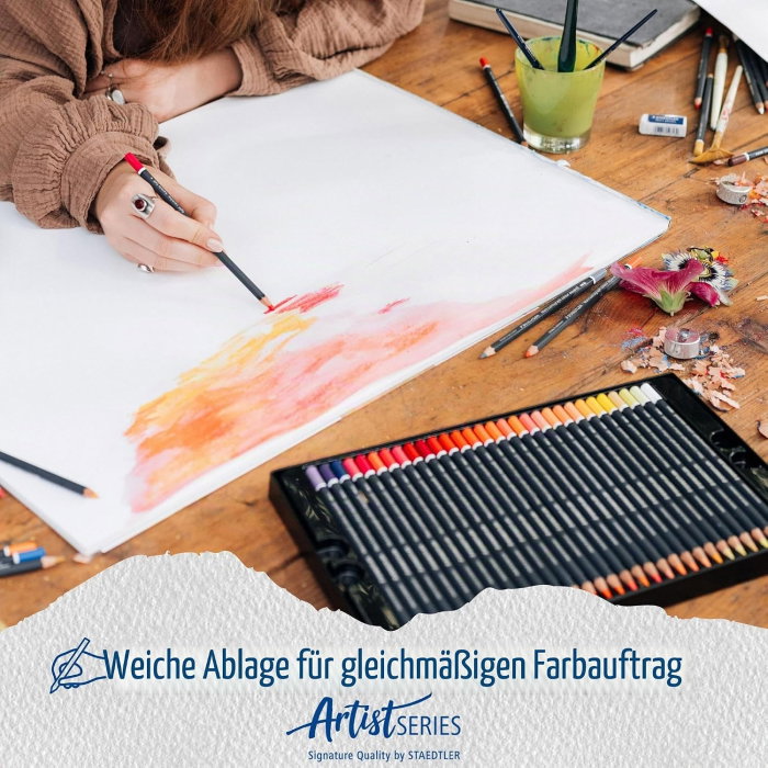 Creioane Colorate 12/Set Staedtler Mars Lumograph Aquarell 104-M12 [3]