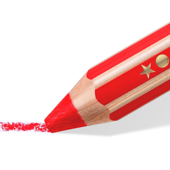 Creioane Colorate 3in1 Jumbo Rainbow 5+1buc Staedtler Noris Junior + Ascutitoare 140 C6 P2 [3]