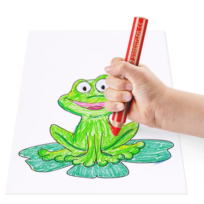 Creioane Colorate 3in1 Jumbo Rainbow 5+1buc Staedtler Noris Junior + Ascutitoare 140 C6 P2 [7]