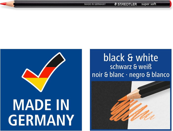 Creioane Colorate Staedtler Super Soft 12 Culori/Set 149C C12 [5]