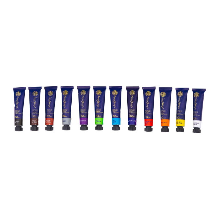CULORI ACRILICE 12ML 12/SET ART&HOBBY 602124004 [14]