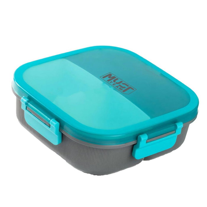 Cutie Alimente PP 1100ml Must Team 19x19x6.3cm cu Lingură 000587534 [4]