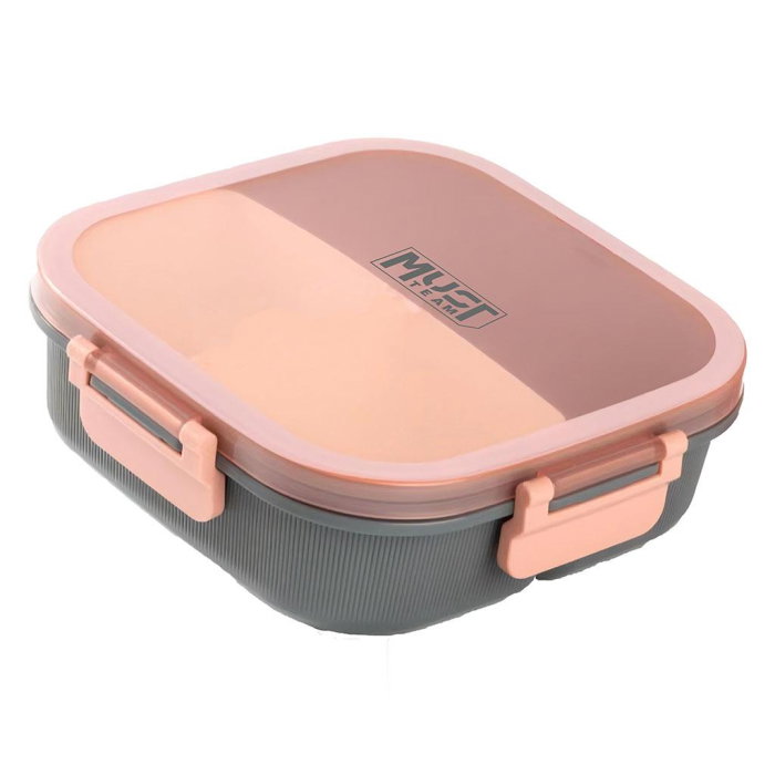 Cutie Alimente PP 1100ml Must Team 19x19x6.3cm cu Lingură 000587534 [2]