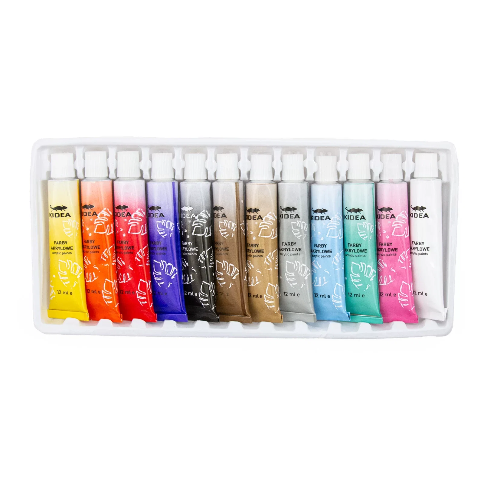 DE CULORI ACRILICE METALICE 12ML 12/SET KIDEA FAAM12KA [3]