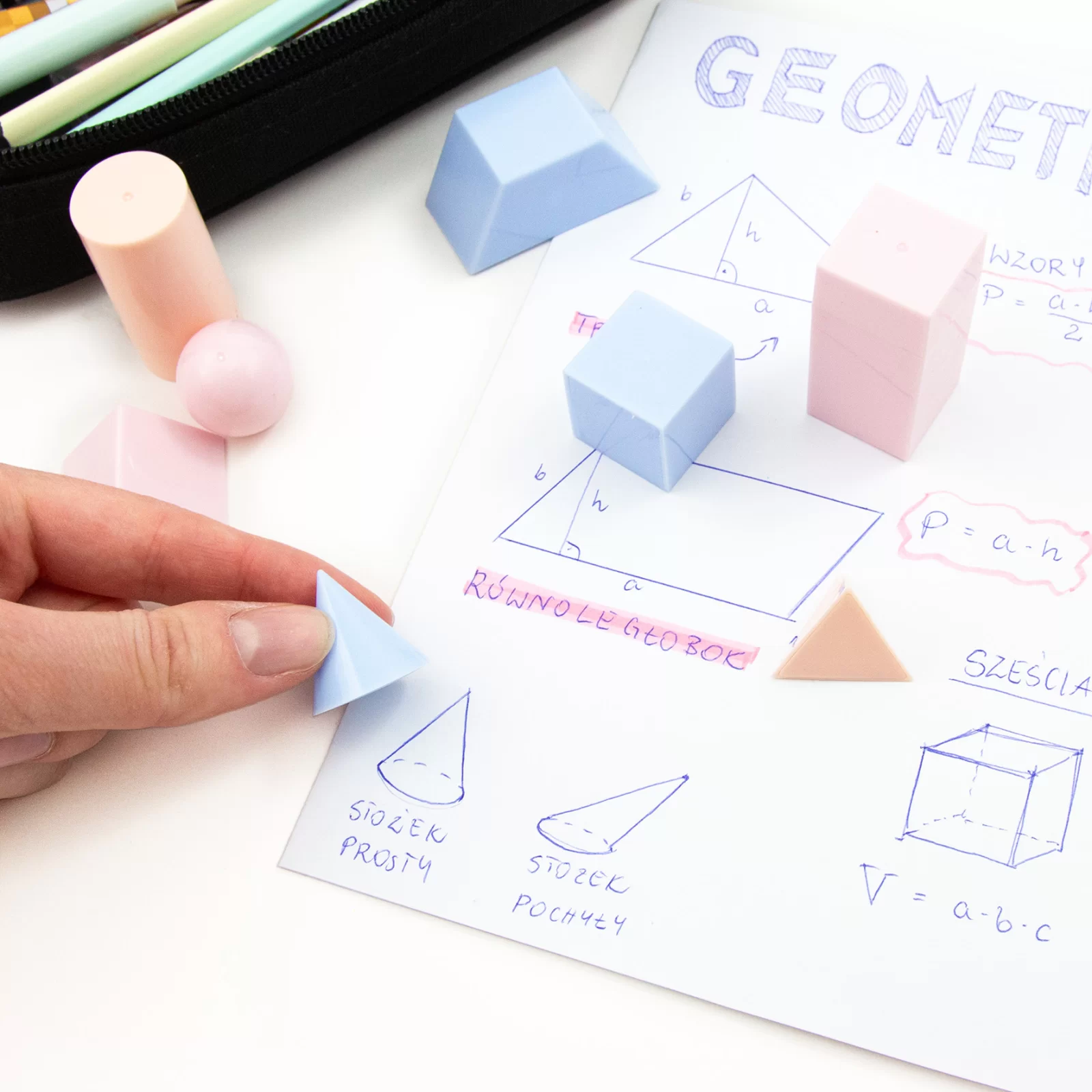DE FIGURI GEOMETRICE 3D 8/SET PASTEL KIDEA M3DFGAKA [6]