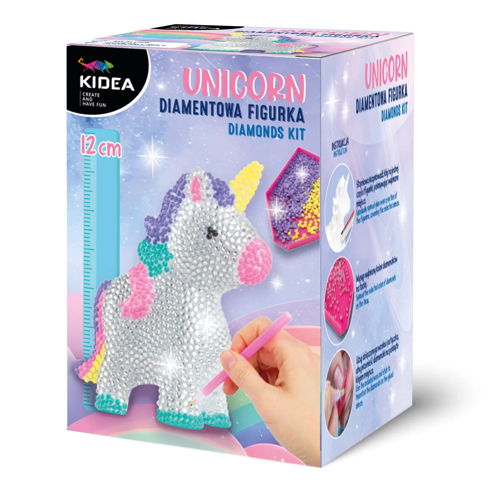 KIT CREATIV 3D DIN MARGELE UNICORN KIDEA DFUKA [1]
