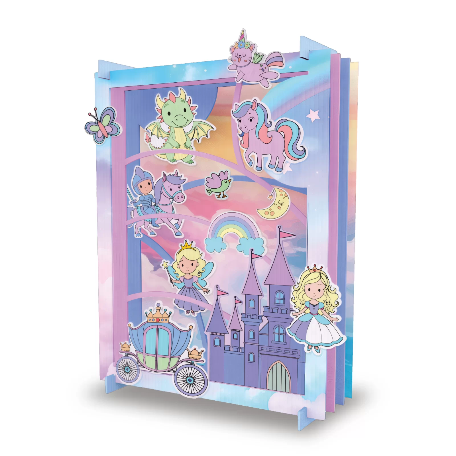 KIT CREATIV 3D PICTURA TRIDIMENSIONALA LUMEA MAGICA A PRINTESEI KIDEA O3DMSKA [9]