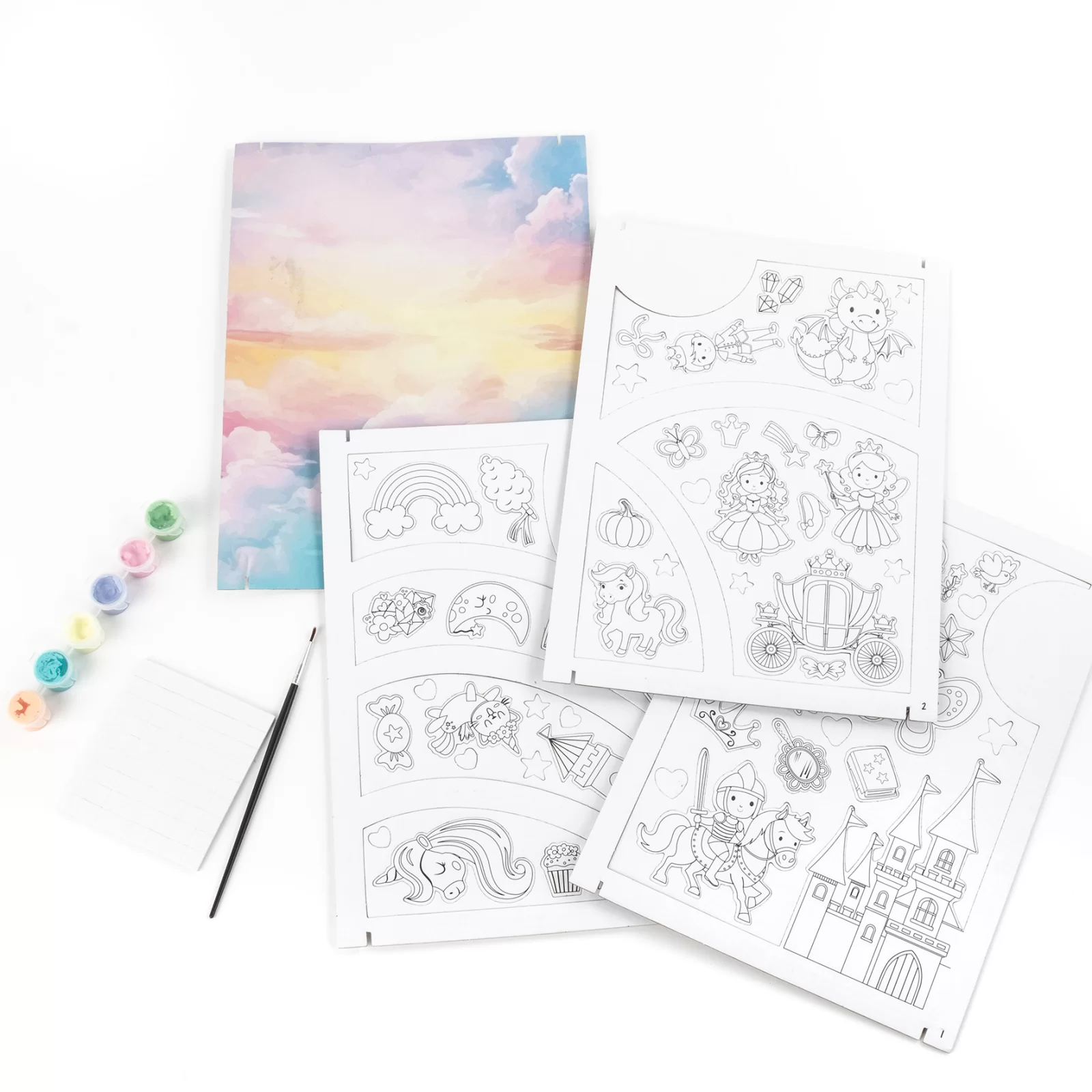KIT CREATIV 3D PICTURA TRIDIMENSIONALA LUMEA MAGICA A PRINTESEI KIDEA O3DMSKA [2]