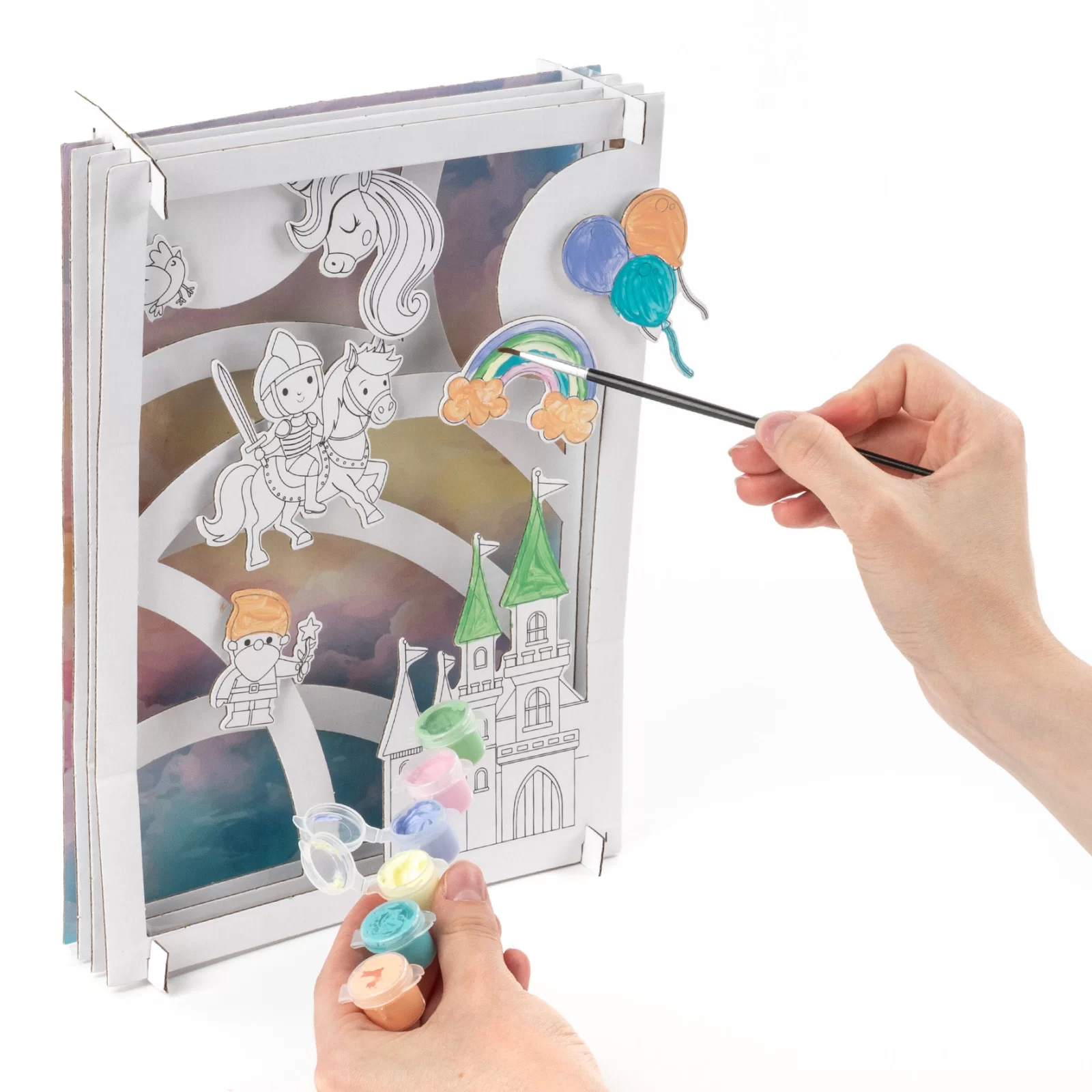 KIT CREATIV 3D PICTURA TRIDIMENSIONALA LUMEA MAGICA A PRINTESEI KIDEA O3DMSKA [6]