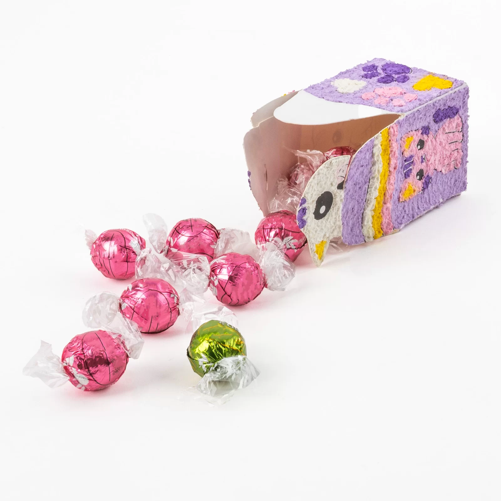 KIT CREATIV CUTIUTA PE NUMERE, PISICUTA, PAPIER MACHE KIDEA KNSZKKA [7]