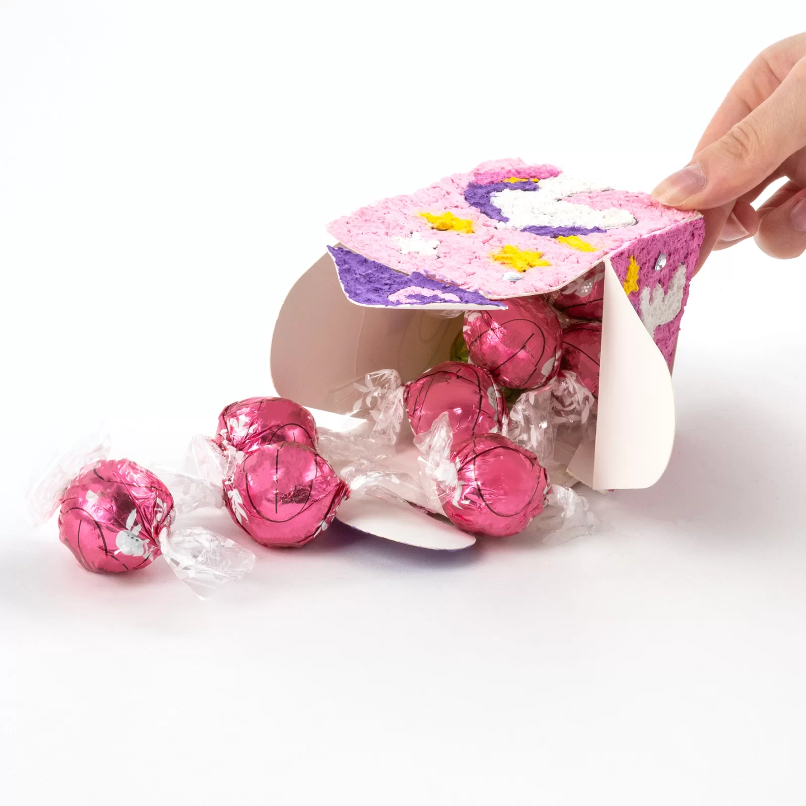 KIT CREATIV CUTIUTA PE NUMERE, UNICORN, PAPIER MACHE KIDEA KNSZSKA [8]