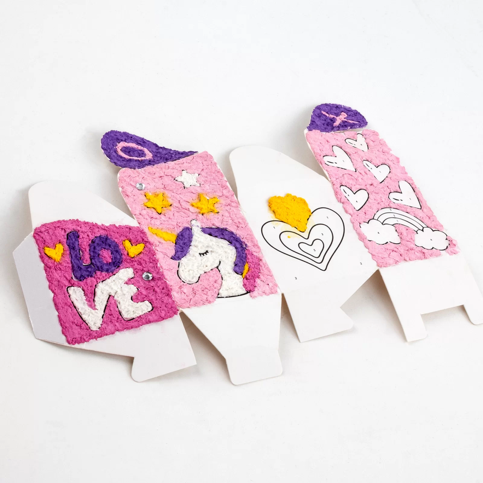 KIT CREATIV CUTIUTA PE NUMERE, UNICORN, PAPIER MACHE KIDEA KNSZSKA [7]