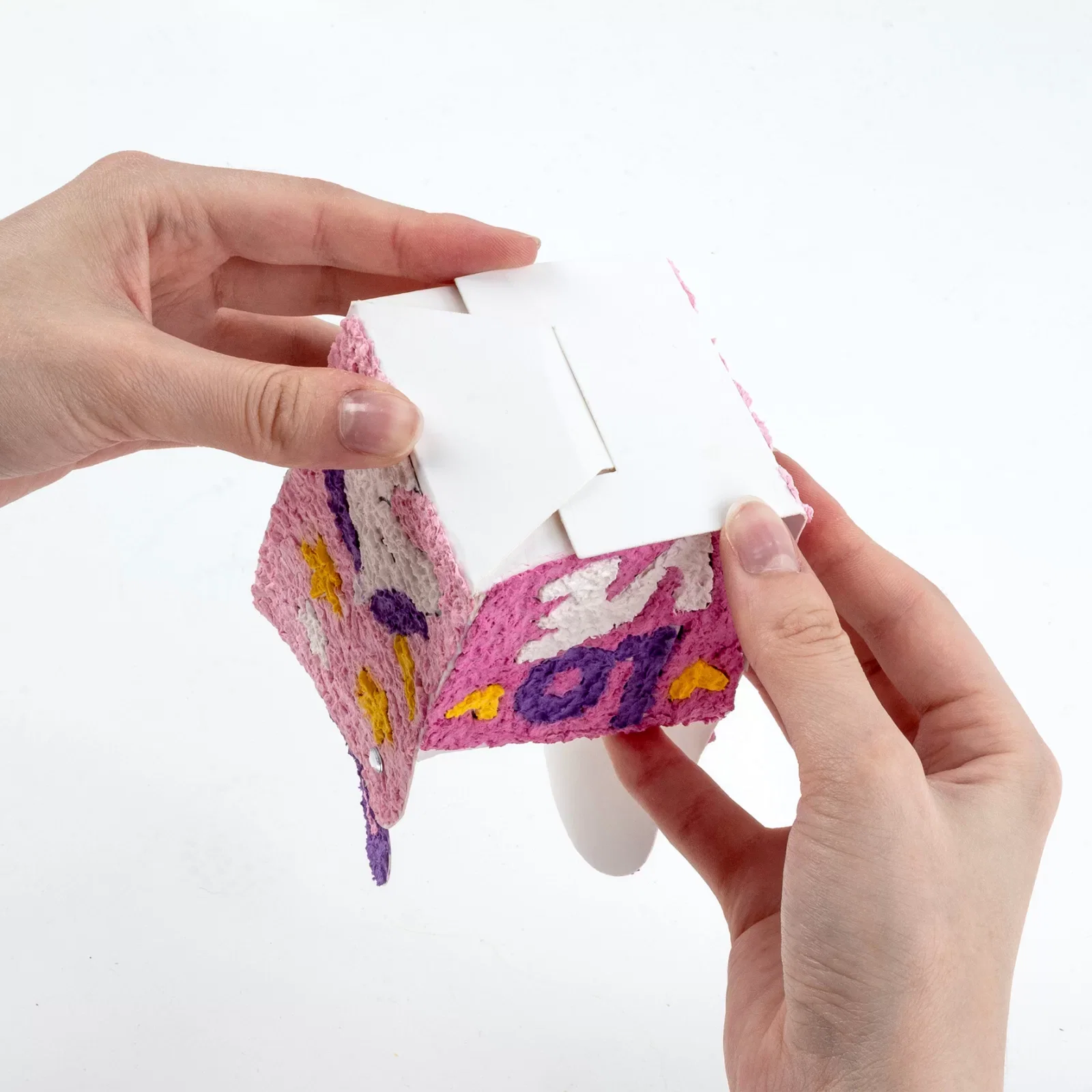 KIT CREATIV CUTIUTA PE NUMERE, UNICORN, PAPIER MACHE KIDEA KNSZSKA [6]