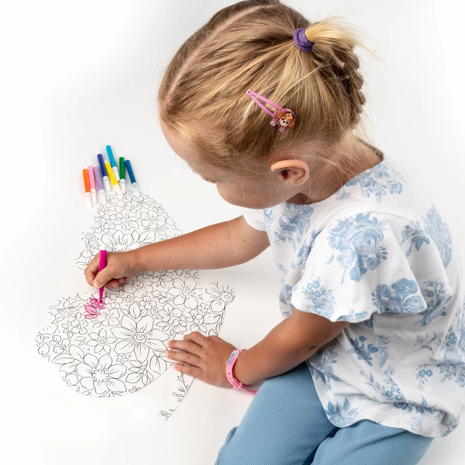 KIT CREATIV DE COLORAT SI DECORAT - ARIPI DE FLUTURE MAGIC KIDEA SKFMKA [4]