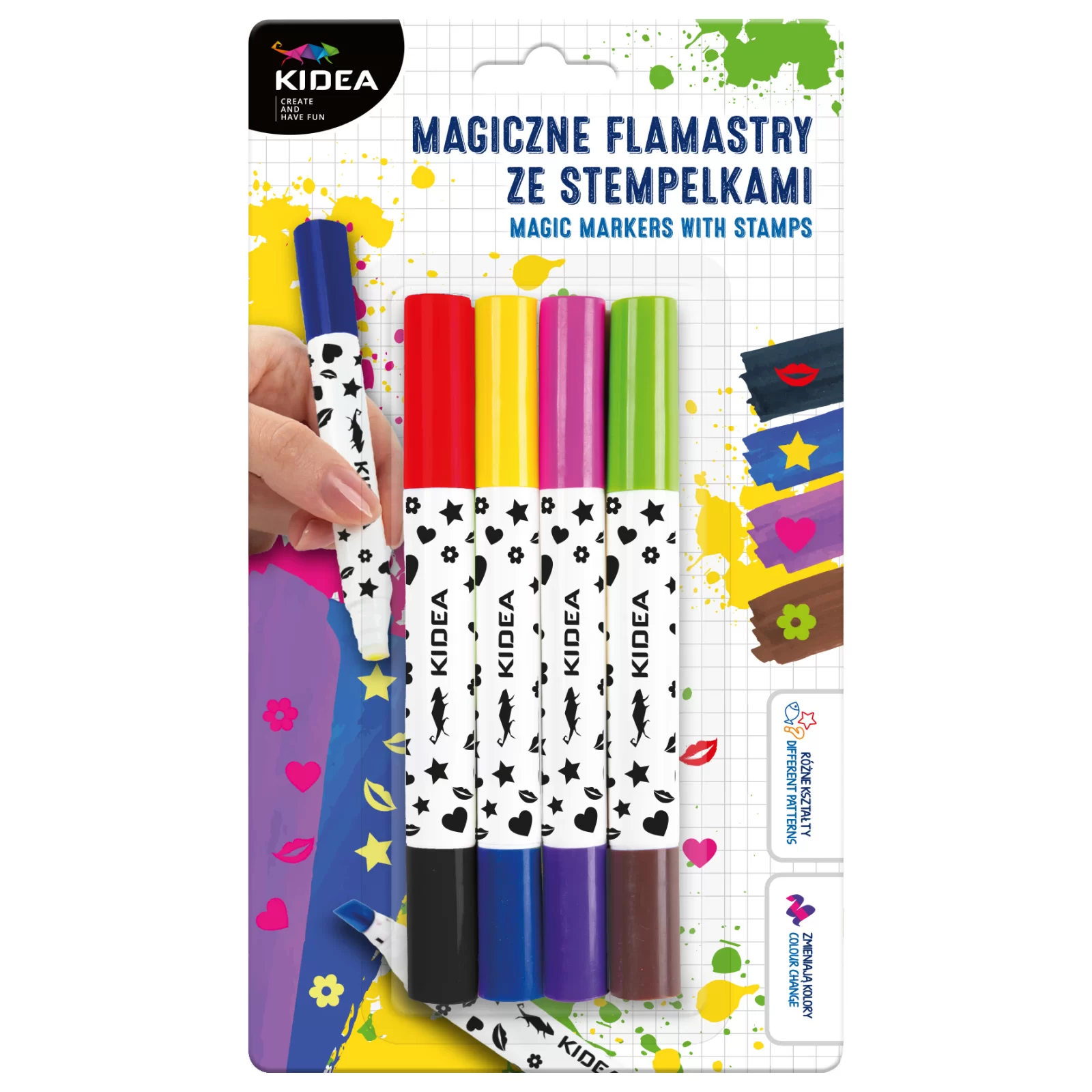 DE MARKER MAGIC 2 CAPETE CU STAMPILA 4/SET KIDEA MFSKA [1]