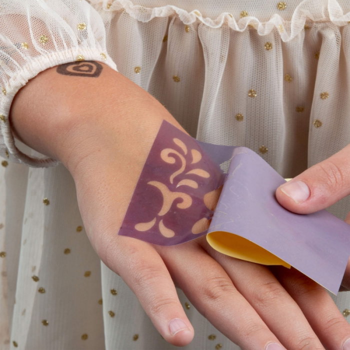 DE MARKERE PENTRU TATUAJE 3 CULORI/SET + 2 SABLOANE KIDEA MTASKA [2]