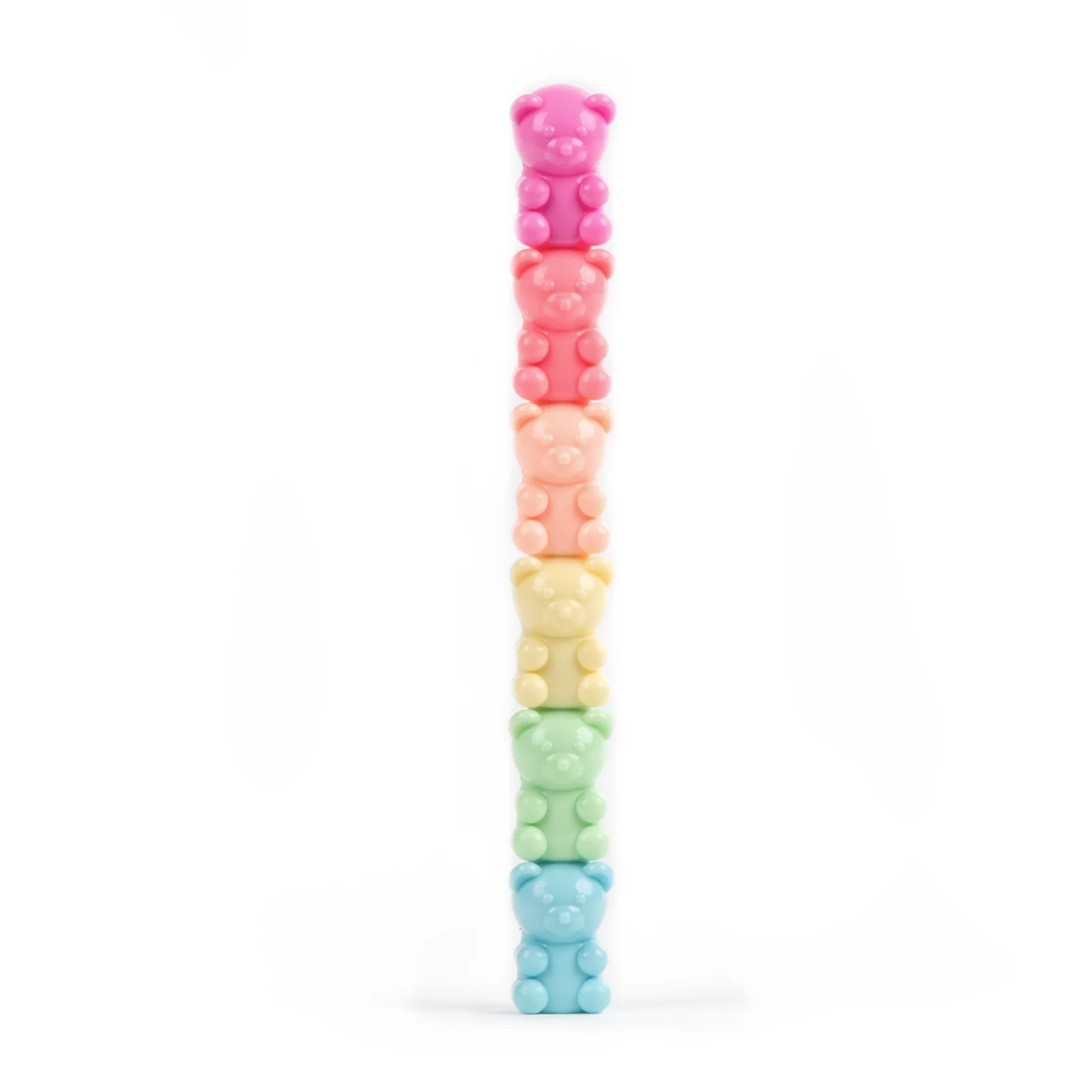 Mini Textmarkere 5 Culori/Set Ursuleți Kidea FNPWKA - Culori Pastelate [3]