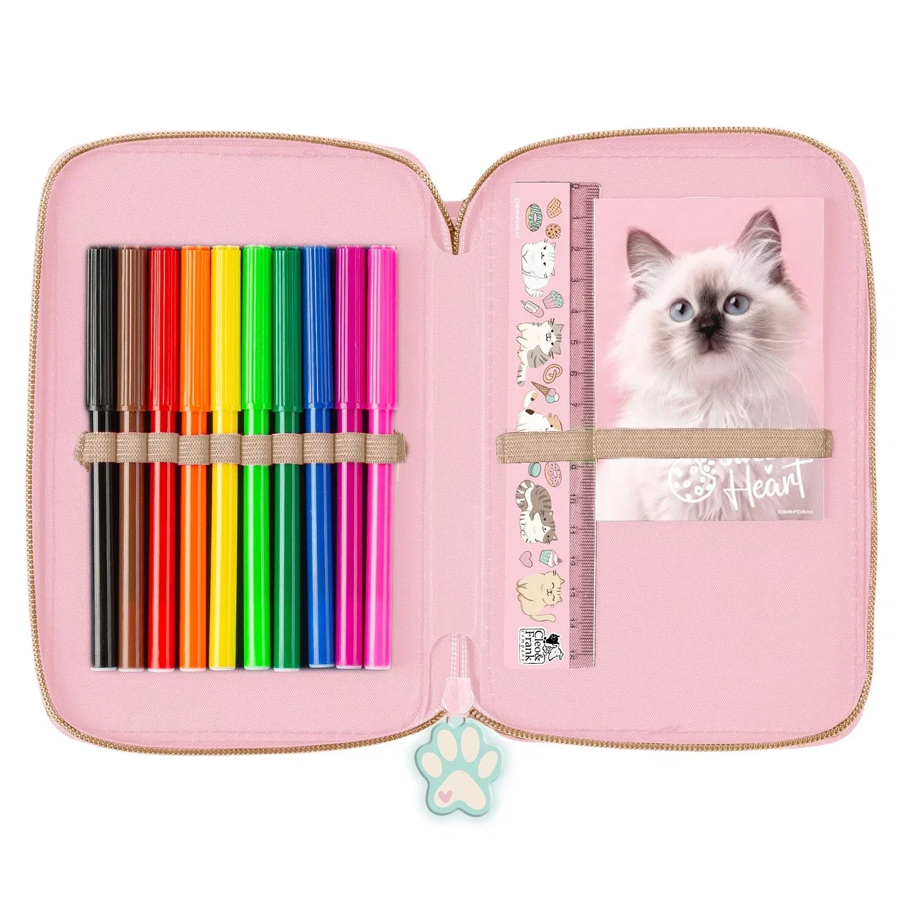 DE PENAR ECHIPAT 2 FERMOARE CLEO&FRANK SWEET HEART PWDCF45 [3]