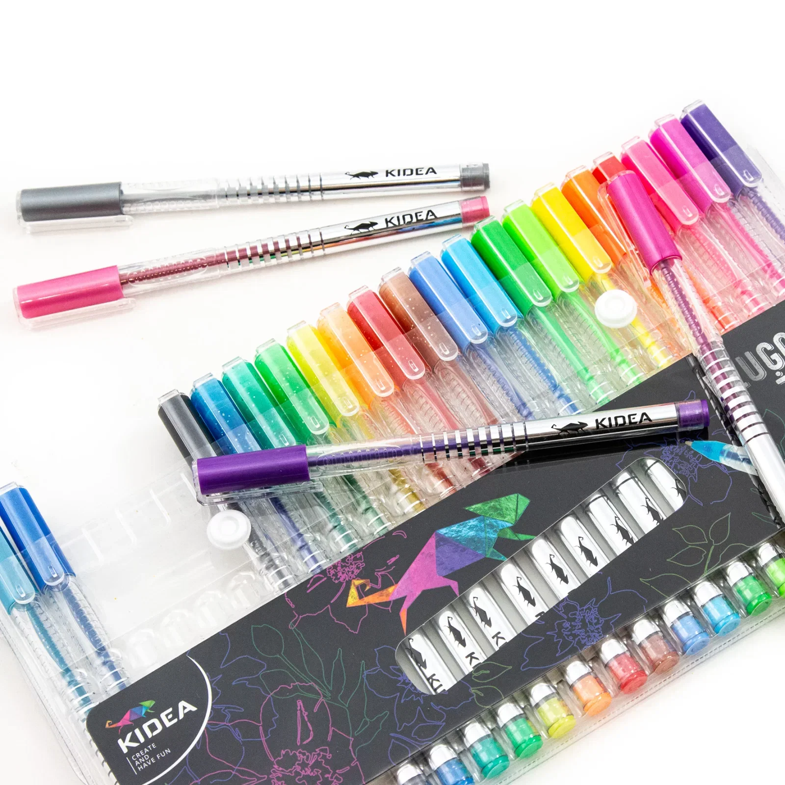 PIX GEL CULORI METALICE/NEON 24/SET KIDEA DZA24KA [2]