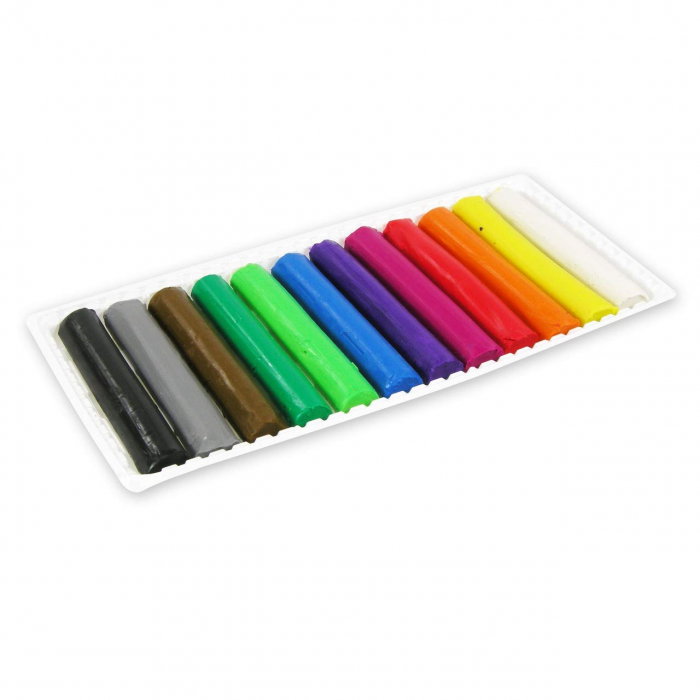 DE PLASTILINA 12 CULORI KIDEA P12KKA [2]