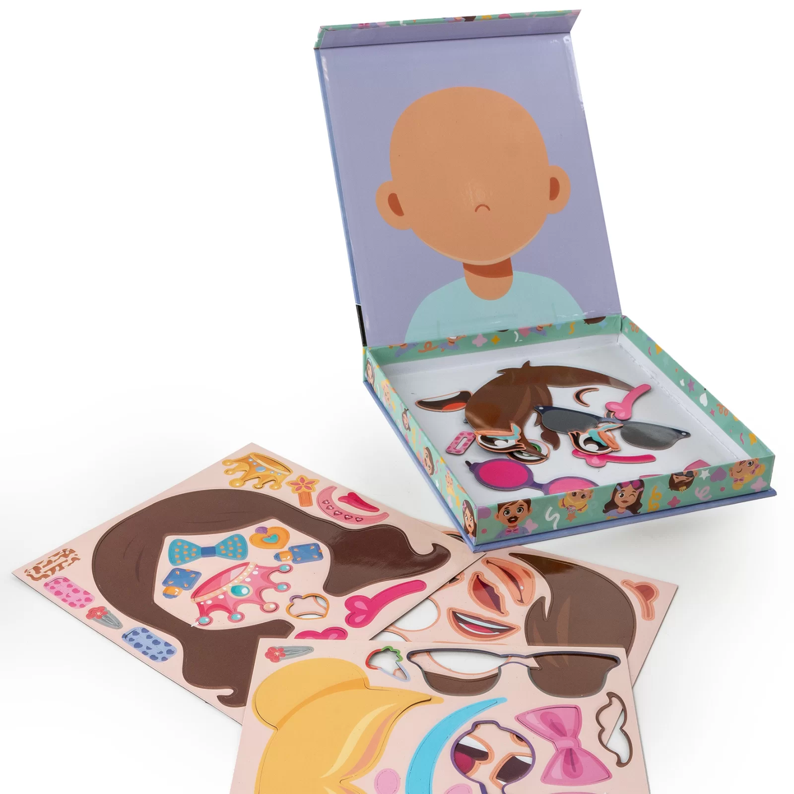 PUZZLE MAGNETIC 57 PIESE, MICUL ARTIST, FUNNY FACES, KIDEA SBMSKA [4]