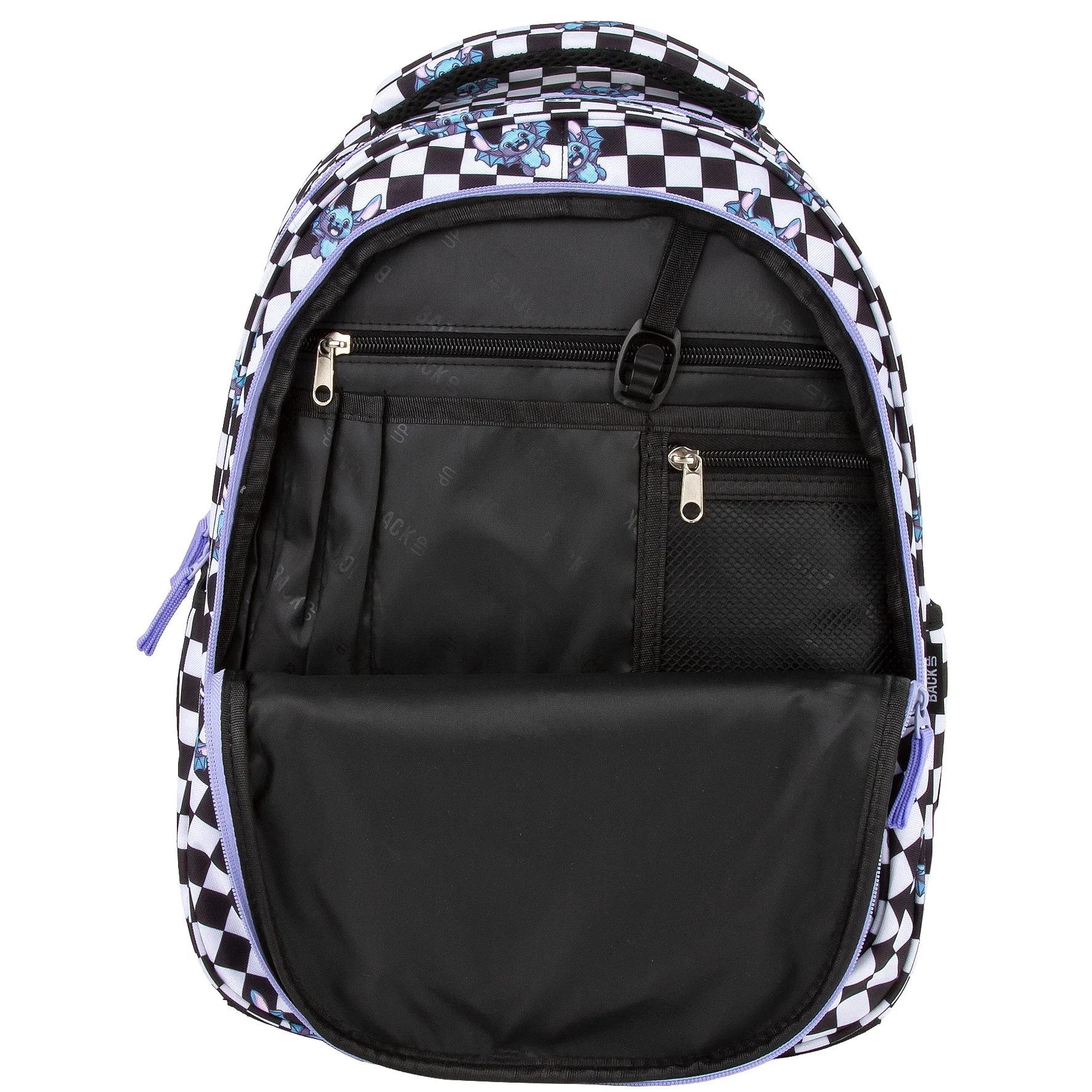 DE RUCSAC SCOLAR BACKUP 3 COMPARTIMENTE FUZZ CHECKERBOARD PLB7X39 [6]