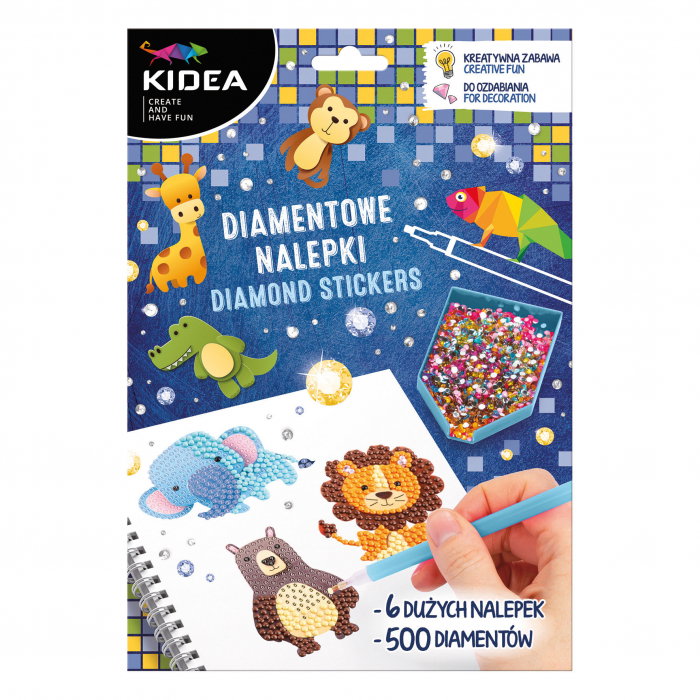 DE SET CREATIV CU STICKERE SI DIAMANTE ZOO KIDEA NDZOKA [1]