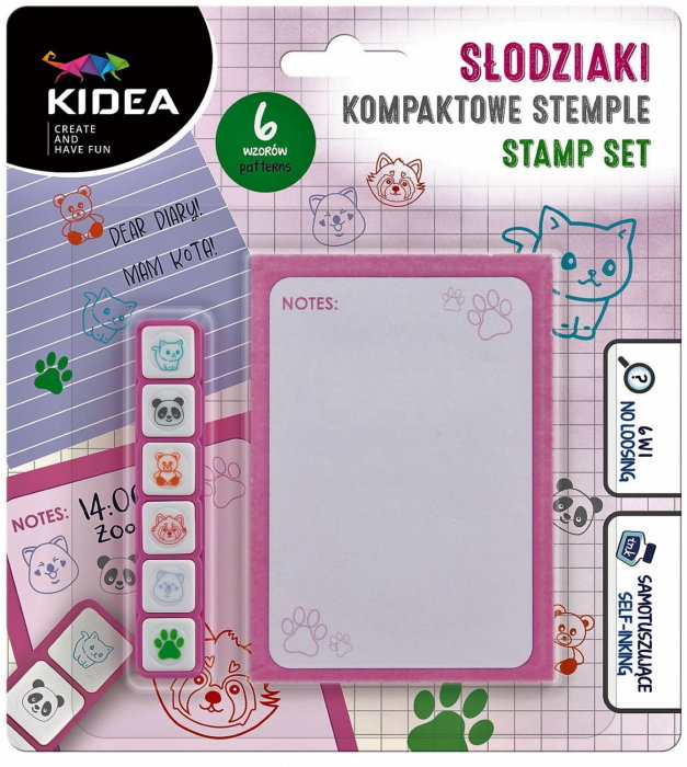 DE STAMPILE COMPACTE KIDEA 6/SET ANIMALE KSSAS6KKA [1]