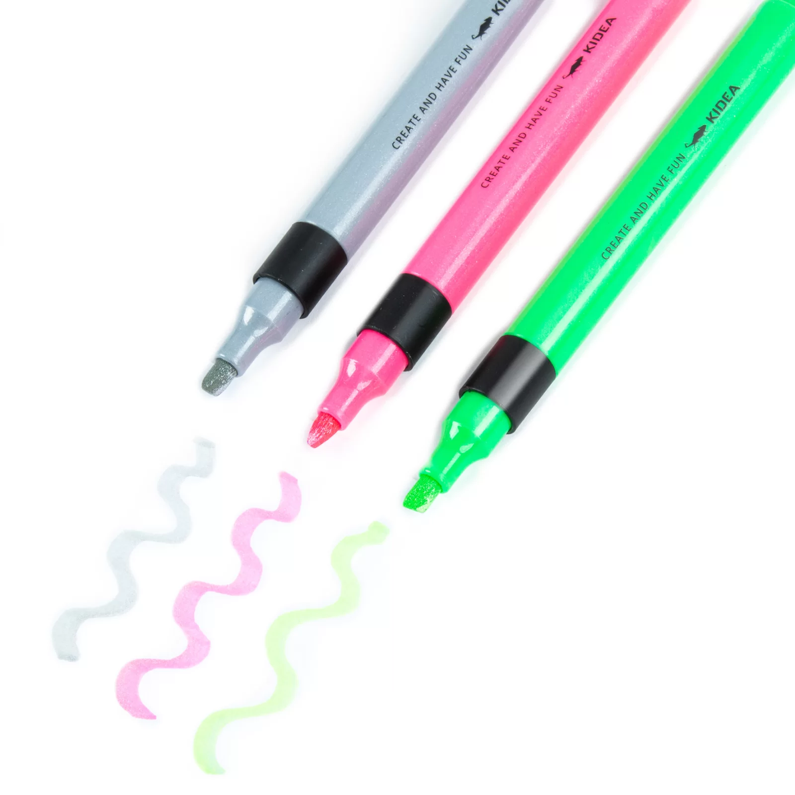 DE TEXTMARKER 3 CULORI/SET CULORI METALICE KIDEA ZME3KA [3]