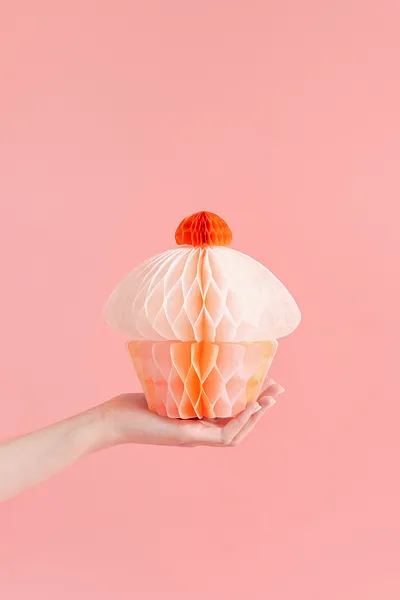 Decorațiune Fagure Brioșă 20cm DB10 Mix Culori [1]