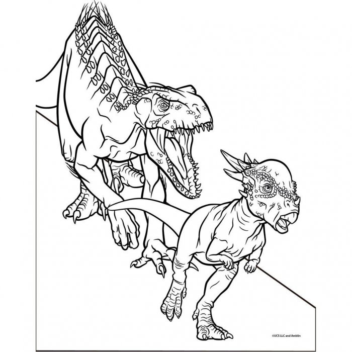 DIA CARTE COLORAT 24F CU STICKERE SI 6 MINI MARKERE JURASSIC WORLD 570967 [6]
