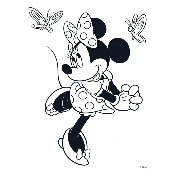 DIA CARTE COLORAT 24F CU STICKERE SI 6 MINI MARKERE MINNIE 564598 [4]
