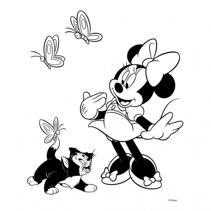 DIA CARTE COLORAT 24F CU STICKERE SI 6 MINI MARKERE MINNIE 564598 [6]