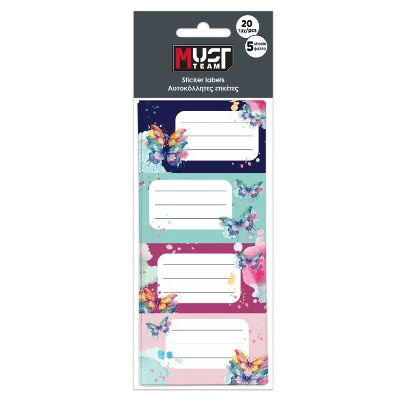 DIA ETICHETE SCOLARE AUTOADEZIVE 20/SET BUTTERFLY 586903 [1]