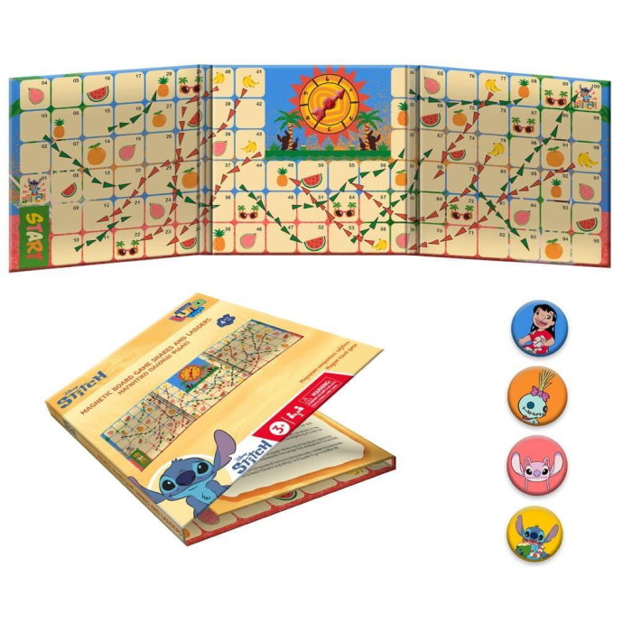JOC DE SOCIETATE MAGNETIC 17.5*17.5*20CM LILO&STITCH 565436 [1]