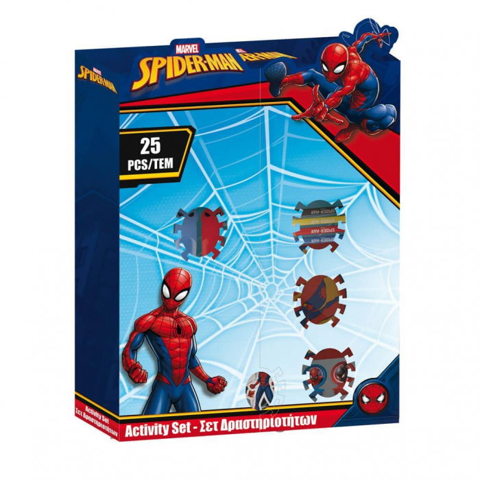 DIA SET CREATIV ACTIVITY 35x5x32CM 25 PIESE SPIDERMAN 508421 [1]