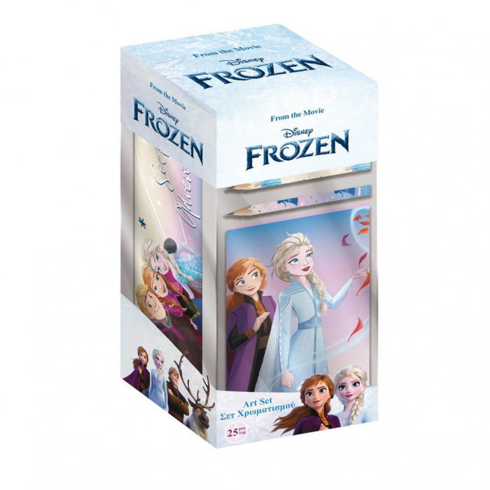 DIA SET DE COLORAT CU PENAR 25 PIESE IN CUTIE PP FROZEN 564271 [1]