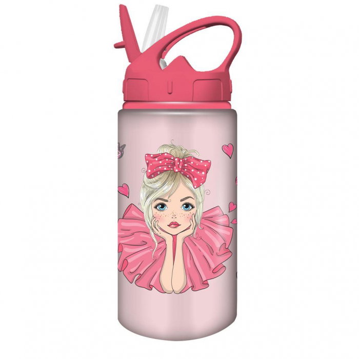DIA STICLA APA ALUMINIU 500ML MUST CU PAI 7X21.5CM 4 MODELE 586450 [3]