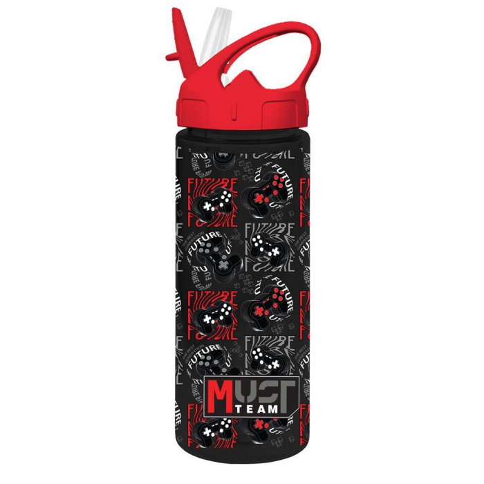 DIA STICLA APA PLASTIC MUST 500ML CU PAI 6.5X21.5CM 4 MODELE 586436 [2]