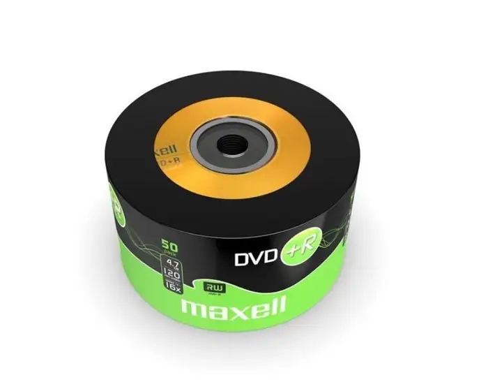 DVD MAXELL 50/SET DVD+R 4.7GB 120 MINUTE 275736.40.TE [1]