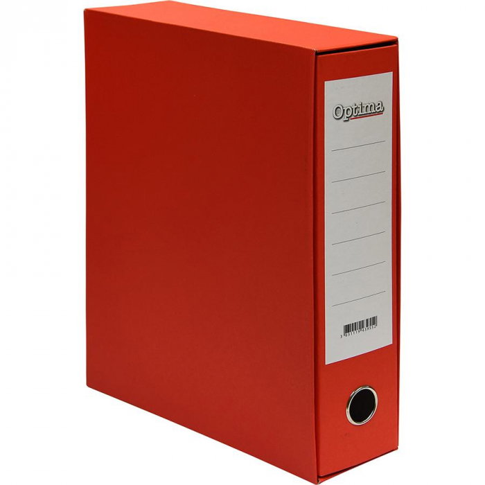 EU BIBLIORAFT 8CM + CUTIE A4 ROSU 24271 [1]