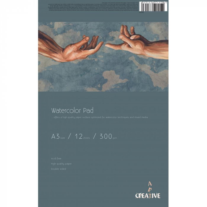 EU BLOC ART CREATIVE ACUARELA A3 300G 12 FILE 75323 [1]