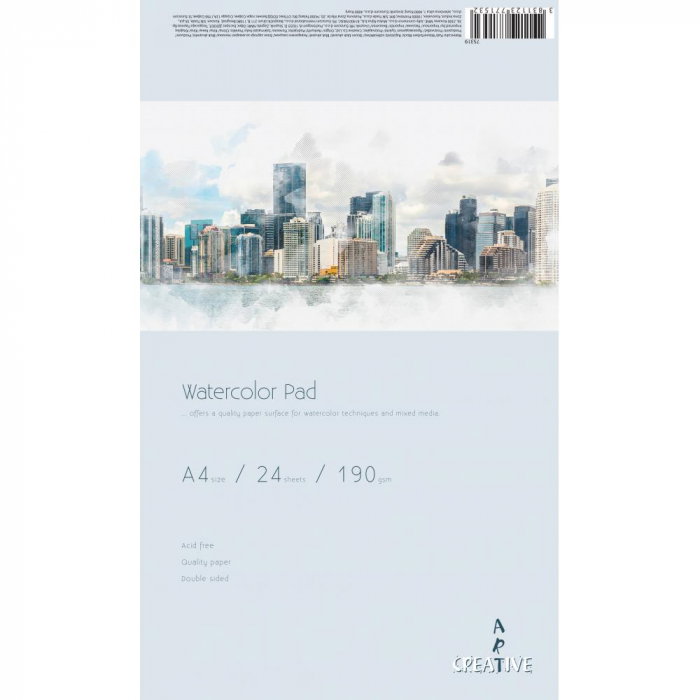 EU BLOC ART CREATIVE ACUARELA A4 190G 24 FILE 75319 [1]