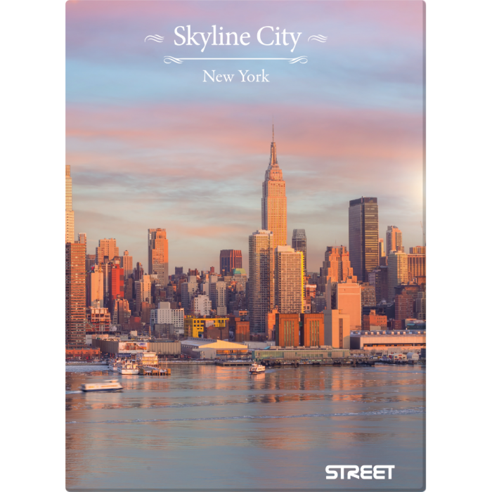 CAIET A4 96 FILE, LINII, STREET, SKYLINE 63174 [4]