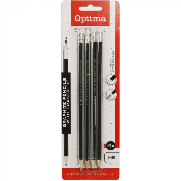 EU CREION GRAFIT HB CU RADIERA 4/SET 13501 [1]