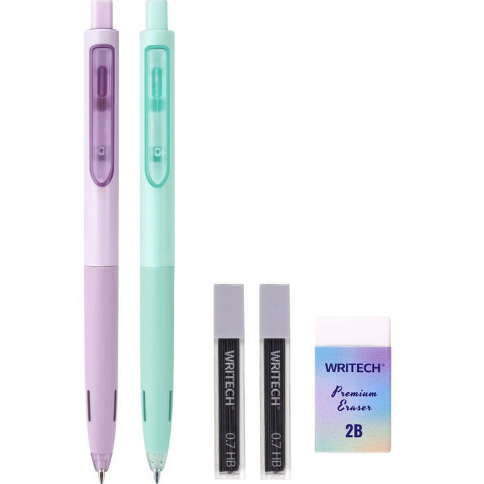 EU CREION MECANIC WRITECH SPACE UP 0.5MM 2/SET + RADIERA + REZERVA MINE 0.5MM 260052 [3]