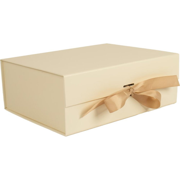 CUTIE CADOU CRACIUN 29*22*10.5CM BEJ CU FUNDA SI MAGNET 775183 [3]